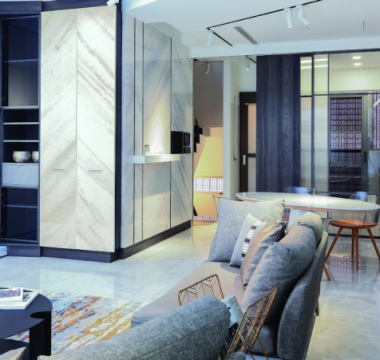 Thiết kế không gian sống hiện đại với tấm laminate